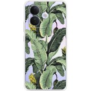 Прозорий чохол BoxFace Xiaomi Redmi Note 17 Pro Banana Leaves