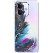 Прозорий чохол BoxFace Xiaomi Redmi Note 17 Pro Feathers