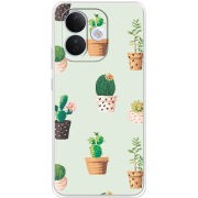 Чохол BoxFace Xiaomi Redmi Note 17 Pro L-green Cacti