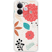 Чохол BoxFace Xiaomi Redmi Note 17 Pro Line Flowers