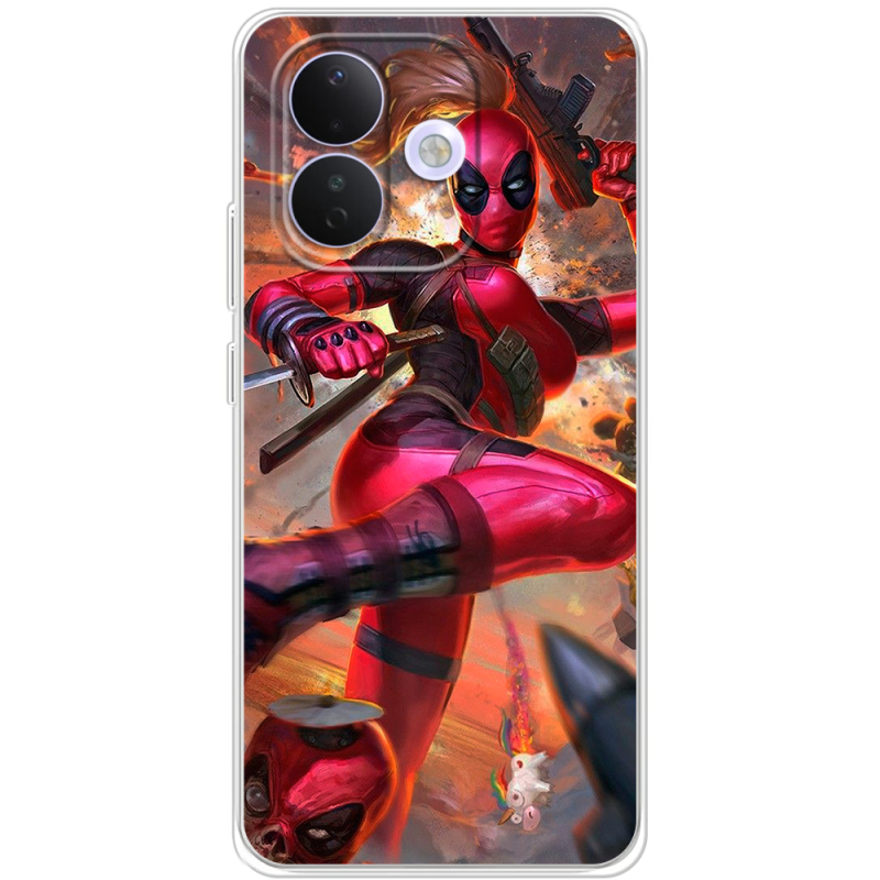 Чохол BoxFace Xiaomi Redmi Note 17 Pro Woman Deadpool