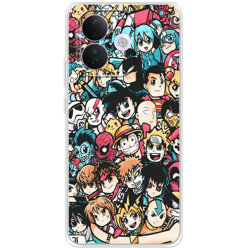 Чохол BoxFace Xiaomi Redmi Note 17 Pro Anime Stickers