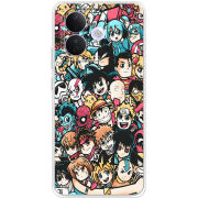 Чохол BoxFace Xiaomi Redmi Note 17 Pro Anime Stickers