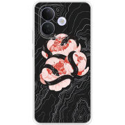 Чохол BoxFace Xiaomi Redmi Note 17 Pro Snake Rose