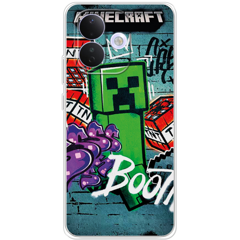 Чохол BoxFace Xiaomi Redmi Note 17 Pro Minecraft Graffiti