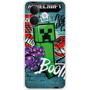 Чохол BoxFace Xiaomi Redmi Note 17 Pro Minecraft Graffiti