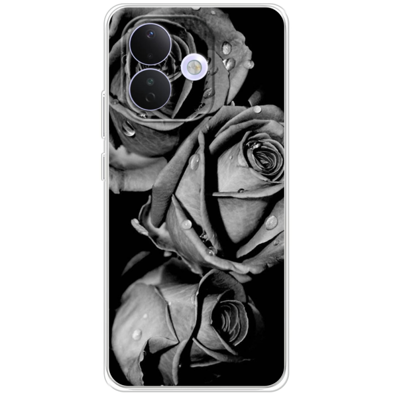 Чохол BoxFace Xiaomi Redmi Note 17 Pro Black and White Roses
