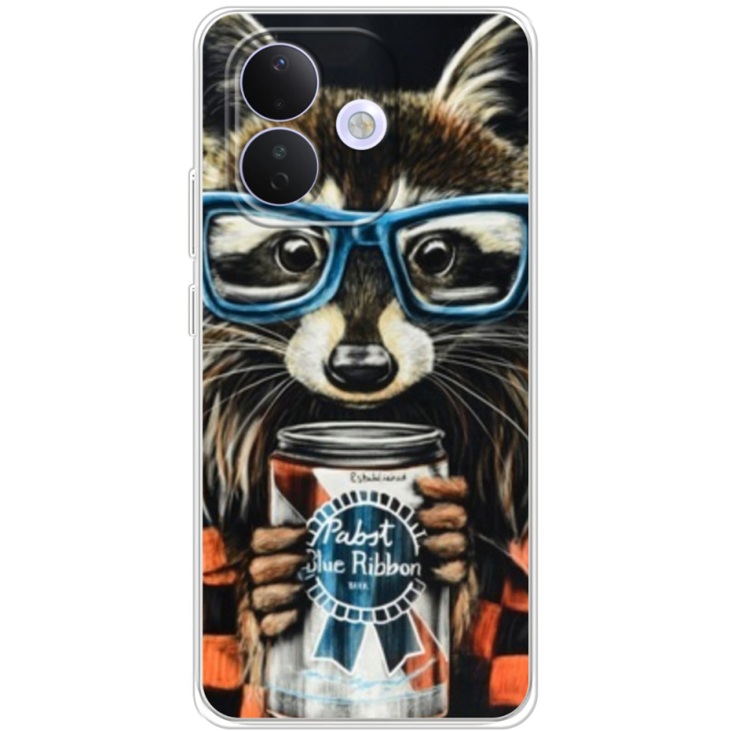 Чохол BoxFace Xiaomi Redmi Note 17 Pro Енот с банкой