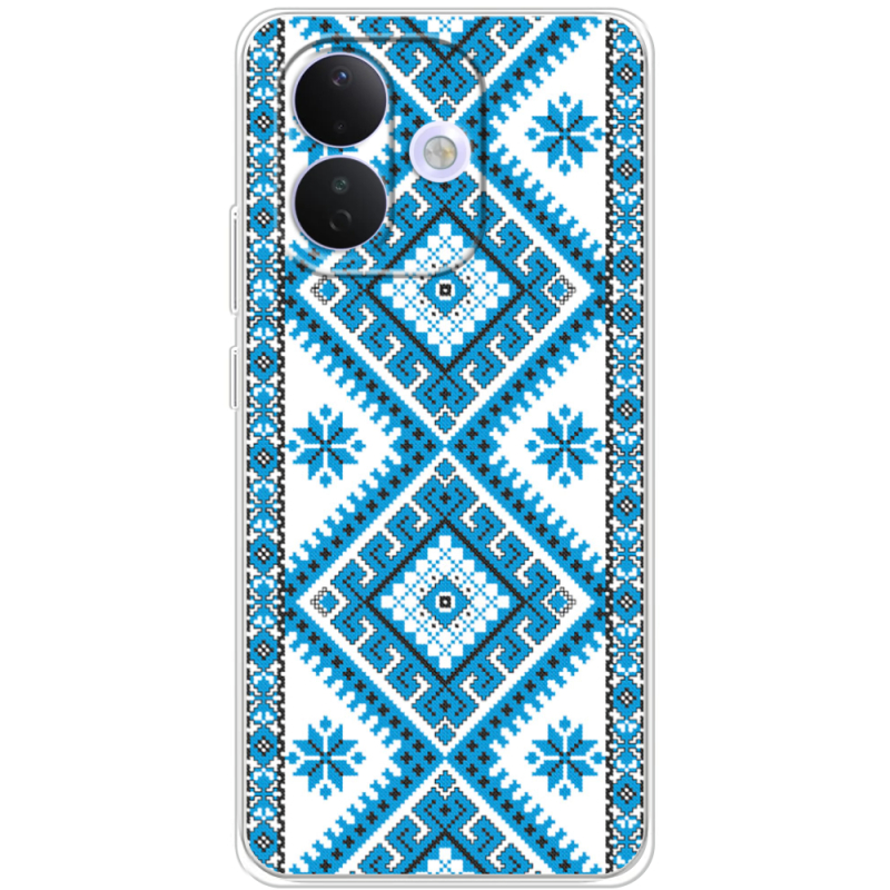 Чохол BoxFace Xiaomi Redmi Note 17 Pro Блакитний Орнамент