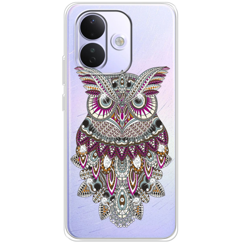 Чохол зі стразами Xiaomi Redmi Note 17 Pro Owl