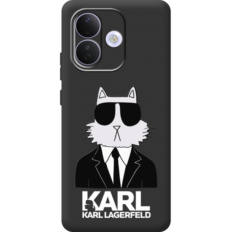 Чорний чохол BoxFace Xiaomi Redmi Note 17 Pro Cat in Black