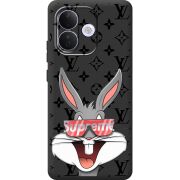 Чорний чохол BoxFace Xiaomi Redmi Note 17 Pro looney bunny