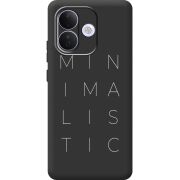 Чорний чохол BoxFace Xiaomi Redmi Note 17 Pro Minimalistic