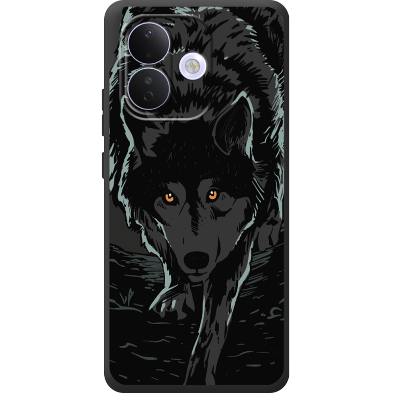 Чорний чохол BoxFace Xiaomi Redmi Note 17 Pro Wolf