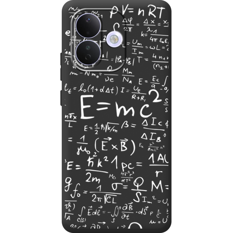 Чорний чохол BoxFace Xiaomi Redmi Note 17 Pro E=mc2