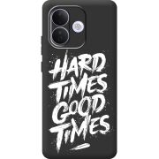 Чорний чохол BoxFace Xiaomi Redmi Note 17 Pro Hard Times Good Times