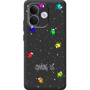 Чорний чохол BoxFace Xiaomi Redmi Note 17 Pro Among Us Invisible