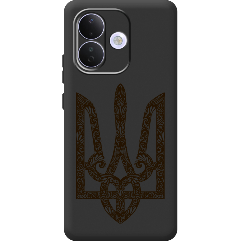 Чорний чохол BoxFace Xiaomi Redmi Note 17 Pro Ukrainian Trident