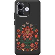 Чорний чохол BoxFace Xiaomi Redmi Note 17 Pro Ukrainian Ornament