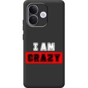 Чорний чохол BoxFace Xiaomi Redmi Note 17 Pro I'm Crazy