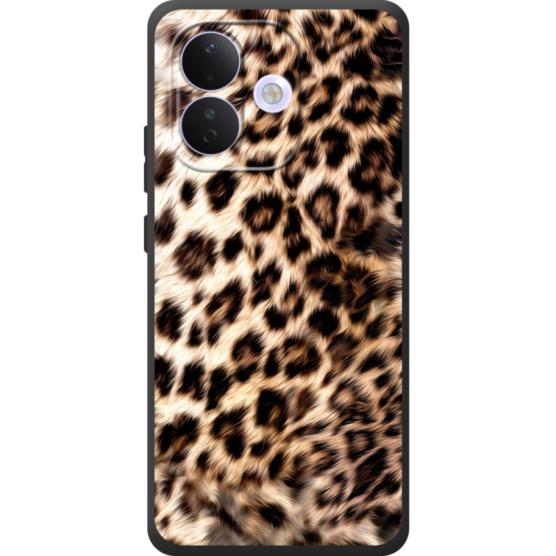 Чорний чохол BoxFace Xiaomi Redmi Note 17 Pro Леопардовий