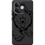 Чорний чохол BoxFace Xiaomi Redmi Note 17 Pro Grizzly Bear