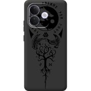 Чорний чохол BoxFace Xiaomi Redmi Note 17 Pro Hugin and Munin