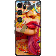 Чохол BoxFace Nubia Neo 5 GT 5G Yellow Girl Pop Art