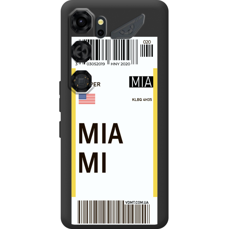 Прозорий чохол BoxFace Nubia Neo 5 GT 5G Ticket Miami