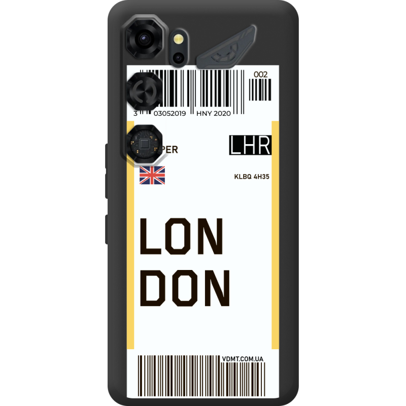 Прозорий чохол BoxFace Nubia Neo 5 GT 5G Ticket London