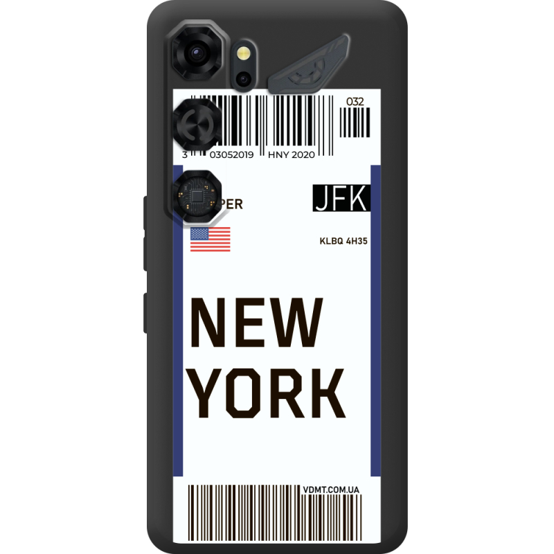 Прозорий чохол BoxFace Nubia Neo 5 GT 5G Ticket New York