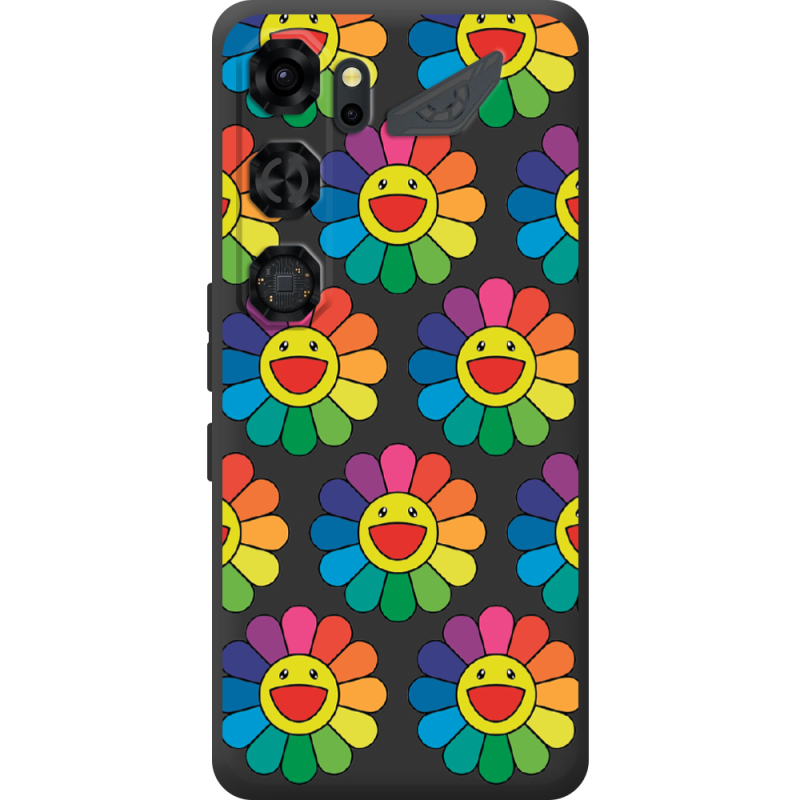 Прозорий чохол BoxFace Nubia Neo 5 GT 5G Hippie Flowers