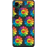 Прозорий чохол BoxFace Nubia Neo 5 GT 5G Hippie Flowers