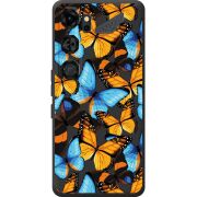 Прозорий чохол BoxFace Nubia Neo 5 GT 5G Butterfly Morpho