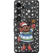 Прозорий чохол BoxFace Nubia Neo 5 GT 5G Christmas Deer with Snow
