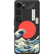 Прозорий чохол BoxFace Nubia Neo 5 GT 5G Большая волна в Канагаве