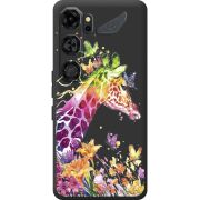 Прозорий чохол BoxFace Nubia Neo 5 GT 5G Colorful Giraffe