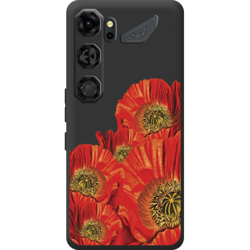 Прозорий чохол BoxFace Nubia Neo 5 GT 5G Red Poppies