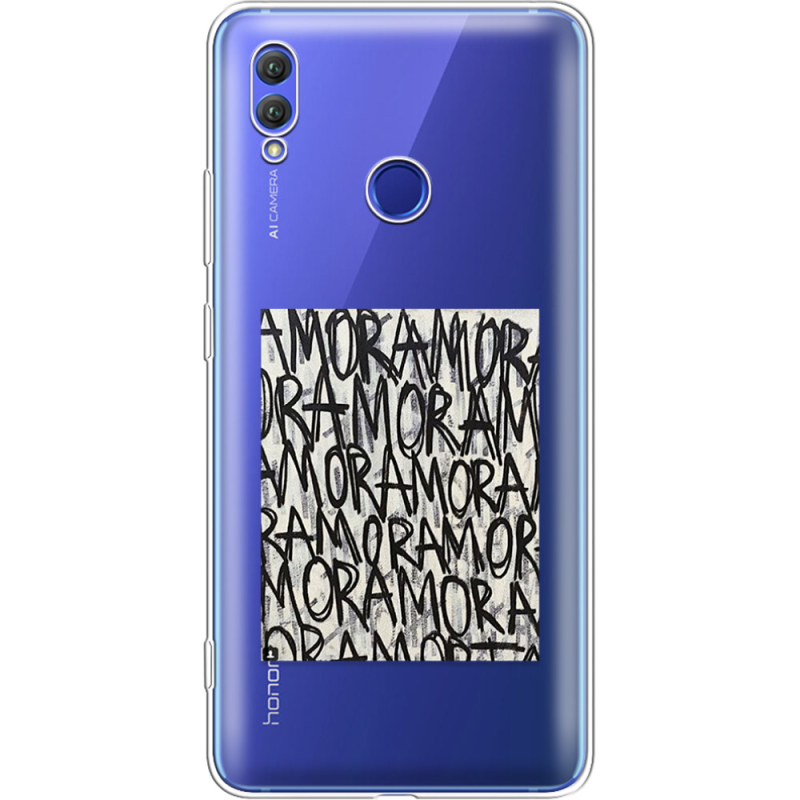 Прозрачный чехол Uprint Honor Note 10 Amor Amor