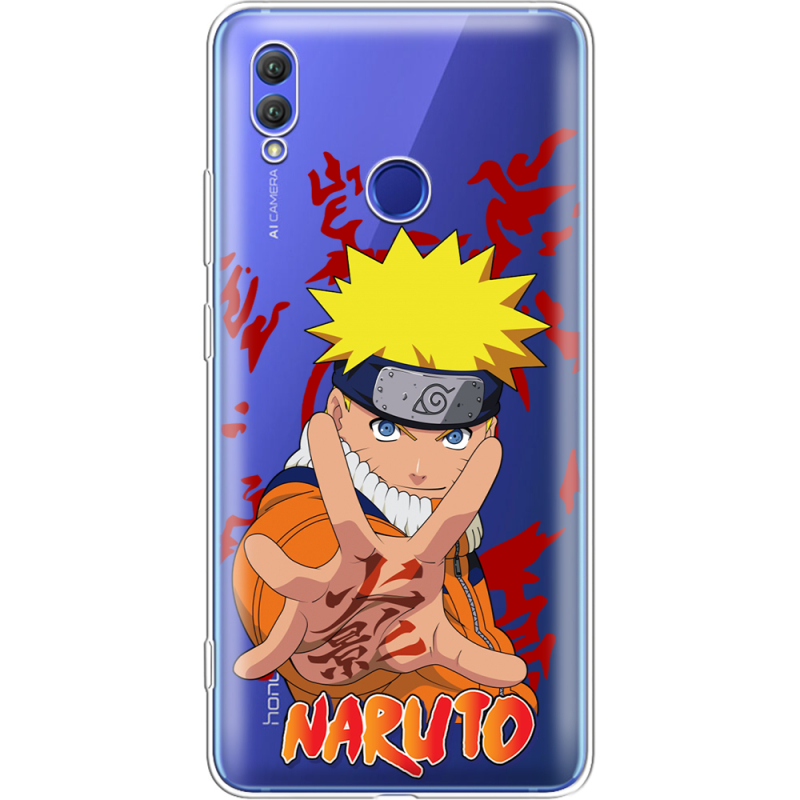 Прозрачный чехол Uprint Honor Note 10 Naruto