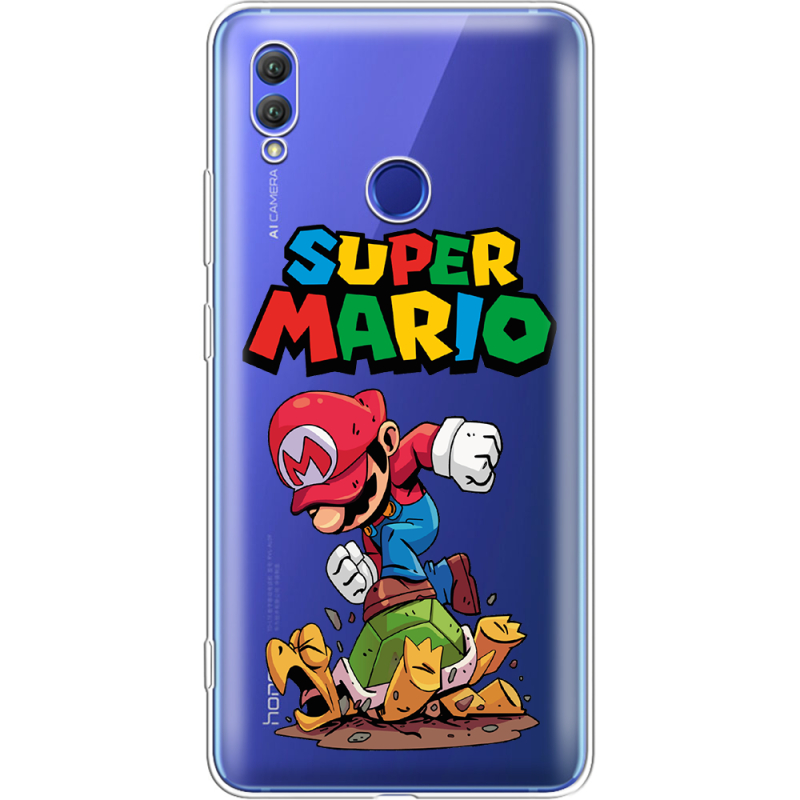 Прозрачный чехол Uprint Honor Note 10 Super Mario