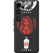 Чорний чохол BoxFace Nubia Neo 5 GT 5G RedWhite Coffee