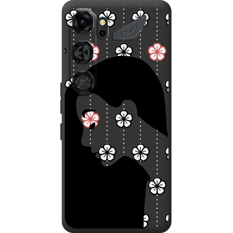 Чорний чохол BoxFace Nubia Neo 5 GT 5G Flower Hair