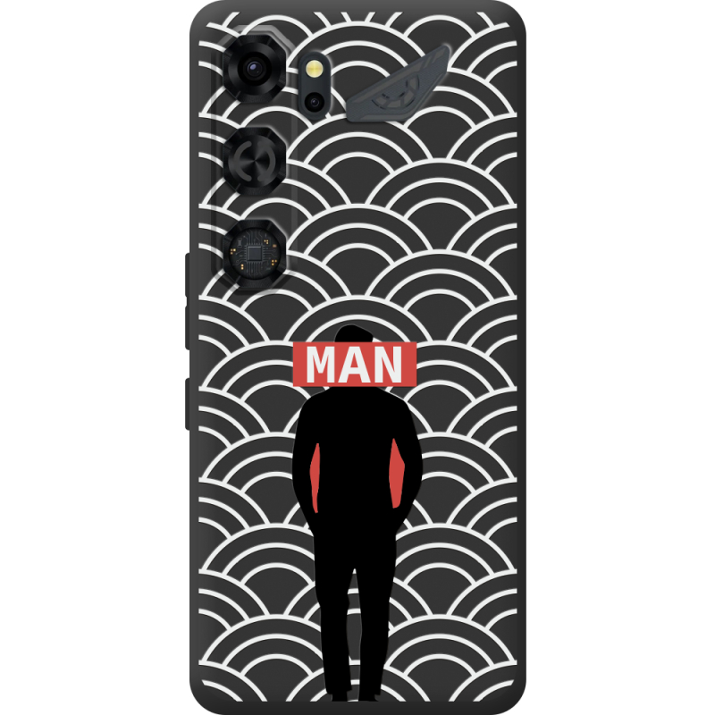 Чорний чохол BoxFace Nubia Neo 5 GT 5G Man Pattern
