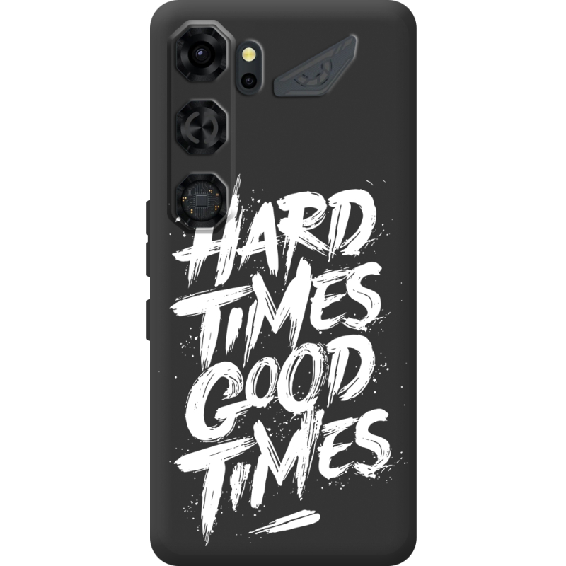 Чорний чохол BoxFace Nubia Neo 5 GT 5G Hard Times Good Times