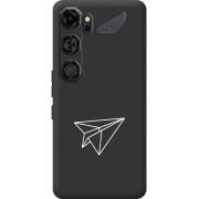 Чорний чохол BoxFace Nubia Neo 5 GT 5G Paper Plane