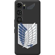 Чорний чохол BoxFace Nubia Neo 5 GT 5G Атака Титанов Крылья Свободы