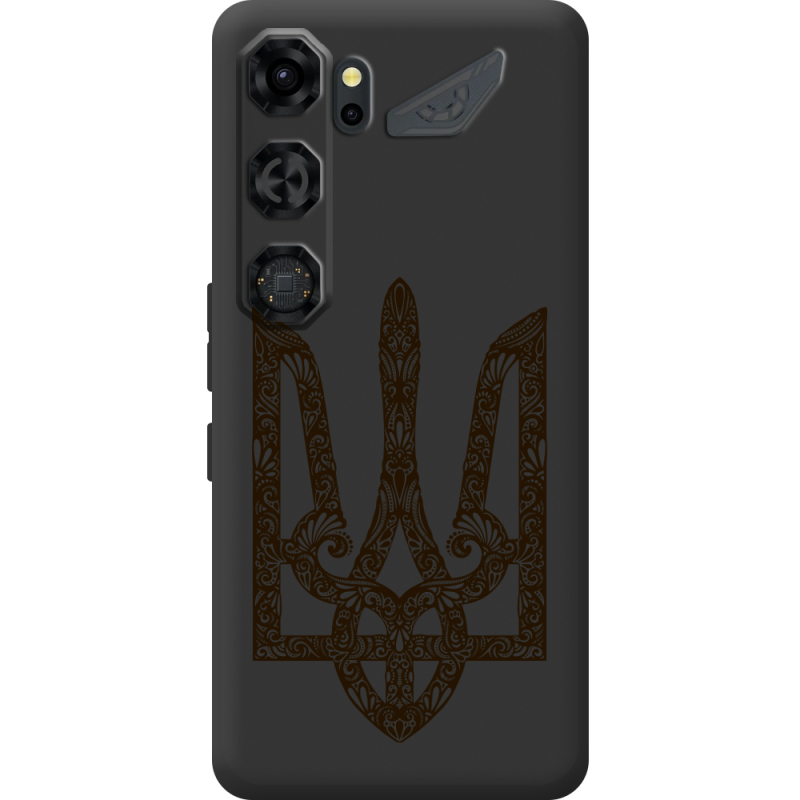 Чорний чохол BoxFace Nubia Neo 5 GT 5G Ukrainian Trident