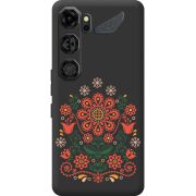 Чорний чохол BoxFace Nubia Neo 5 GT 5G Ukrainian Ornament