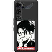 Чорний чохол BoxFace Nubia Neo 5 GT 5G Attack On Titan - Ackerman